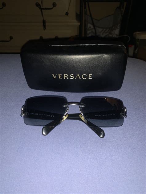 versace mod 2017 mens sunglasses 100bz|VERSACE MOD 2017 1001/8G 64014 120 RECTANGLE .